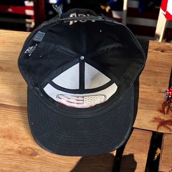 AMERICAN FLAG ADJUSTABLE SNAPBACK HAT CAP 7 PANEL - Picture 8 of 10